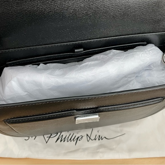☀️NEW☀️ 3.1 Phillip Lim Hudson Saddle Bag Black - Picture 8 of 9